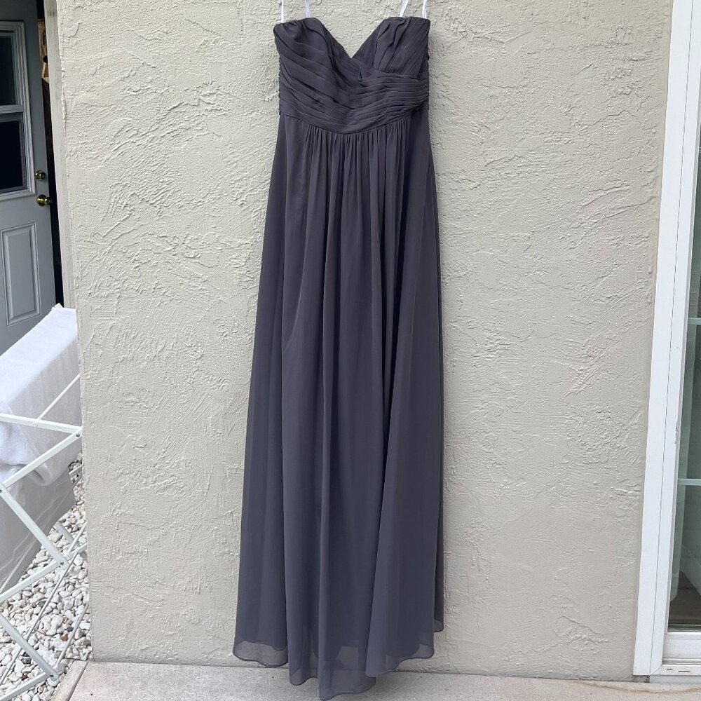 Grey Chiffon Gown